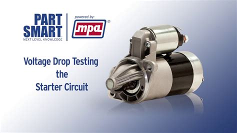 voltage drop testing of a starter circuit photo sequence|voltage drop test circuit.